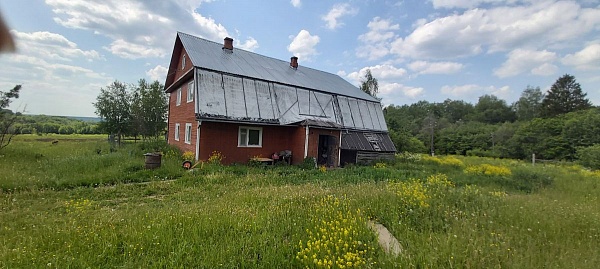 Продаётся недостроенный деревянный комбинированный дом на земельном участке 7,5 Га, посёлок Золотуха, Кольчугинский район, Владимирская область, 165 км от МКАД по Ярославскому шоссе или по Щелковскому шоссе.